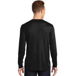 T-shirt unisexe à manches longues pour la gym et l'exercice, coupe slim, vêtements de fitness, t-shirt homme de haute qualité, fabriqué au Pakistan, léger - Product Image 2