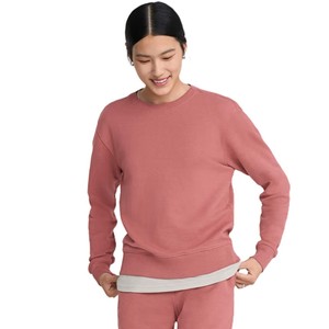 Sudadera de moda para mujer, holgada y extragrande, con mangas largas para comodidad en invierno y estilo informal. - Product Image 1