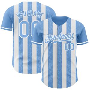 Athletic Fit Printed Baseball Jersey Quick Dry 100% Polyester Short Sleeve All Seasons - Product Image 3