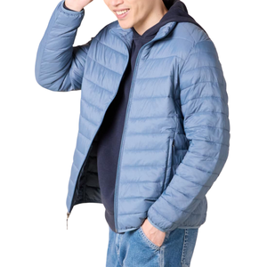 Chaqueta de hombre de tela premium para exteriores, a la moda, de buena calidad, con logo personalizado e impresión, chaqueta acolchada para hombre. - Product Image 4