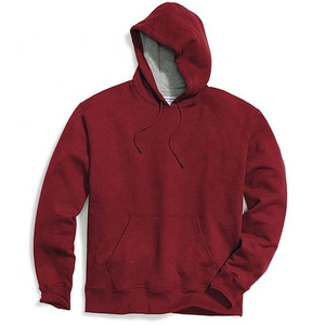 Sudadera de Invierno con Logotipo Personalizado Bordado, Sudadera con Capucha de Patrón Sólido Informal para Hombre, Personalizable, 100% Algodón, Felpa, Teñido Liso - Product Image 5