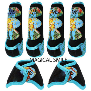 Bottes de protection pour chevaux de haute qualité, très respirantes, excellente qualité, utilisées par les professionnels dans tous les types d'équitation - Product Image 3