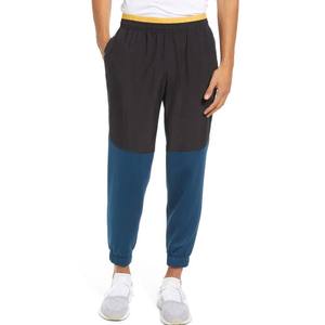Pantalones de chándal de algodón de cintura alta para hombre al por mayor, joggers casuales de corte recto con bolsillos tipo cargo, teñido liso, ideales para el verano y el gimnasio. - Product Image 6