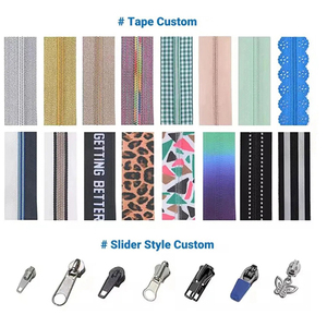 Fermeture éclair en nylon à glissière ouverte, étanche et robuste, pour vestes, sacs, vêtements d'extérieur, sur mesure - Product Image 5