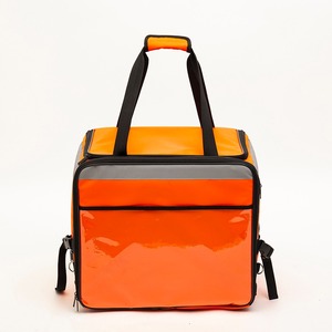 Mochila grande de nuevo diseño, multifuncional, de gran capacidad, color naranja, para entrega de comida. - Product Image 1