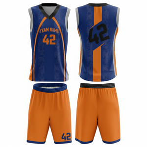 Vêtements d'équipe de basketball directement de l'usine |   Maillots de club personnalisés |   Uniforme sans manches respirant en polyester/coton OEM ODM - Product Image 1