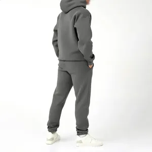 Ensemble de survêtement personnalisé pour hommes : sweat à capuche et pantalon de jogging en coton 100% délavé à l'acide - Product Image 6