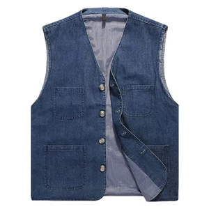 Chaleco Vaquero para Hombre, Servicio OEM, Diseño Personalizado, Nuevo, Moderno, Alta Calidad, Mejor Precio, Invierno, Cálido, Algodón - Product Image 6