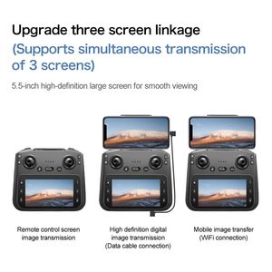Drone GPS S X1 con 30 Minuti di Autonomia, Doppia Fotocamera HD 50fps, Gimbal a 3 Assi, Ritorno Automatico a Basso Consumo, Cattura Video 4K UHD di Alta Qualità - Product Image 3