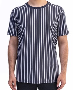 Vêtements d'été Nouveau T-shirt décontracté pour homme à col rond bicolore à manches courtes Coupe régulière 100% coton Séchage rapide Respirant Confortable - Product Image 3