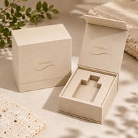 Boîte cadeau magnétique rigide haut de gamme personnalisée en carton avec gaufrage, doublure en mousse, estampage à chaud or, écologique, OEM