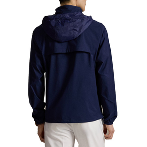 Men's Lightweight <b>Packable</b> Nylon Hooded <b>Jacket</b> Water Repellent Full Zip Windbreaker Outdoor Running <b>Jacket</b> Custom OEM Top - Product Image 3