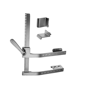 Retractor de Costillas Manual KREBS Finochietto Hecho a Medida, de Acero Inoxidable Alemán, 4 Cuchillas, para Cirugía Cardiothoracica, MEDIHEAL SURGICAL - Product Image 3