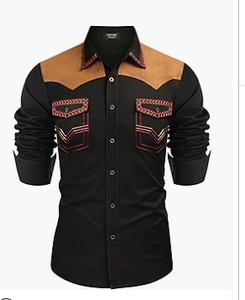 Camisa a Cuadros Personalizada para Hombre, Casual, Manga Larga, Cuello Redondo, Transpirable, 100% Algodón, Corte Regular, 220g, OEM, ODM, Logotipo Personalizado al por Mayor - Product Image 2