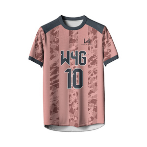 Camisetas de Fútbol para Hombre al por Mayor, de Secado Rápido, Transpirables, 100% Poliéster, con Logotipo Personalizado, Nombres de Equipos y Números Impresos - Product Image 4
