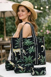 Sac fourre-tout pour femme en coton imprimé fait main, style bohème, avec fermeture ouverte, doublure en coton, bandoulière, réutilisable pour la plage ou les courses - Product Image 3