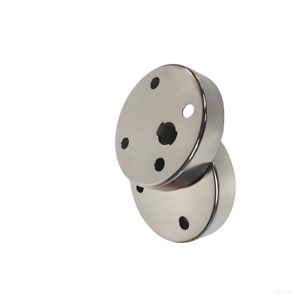 אביזרי תאורה מתכת קצה מסתובב דיסק מנורת שולחן מנורת בסיס צלחת תקרה - Product Image 1