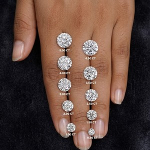 Diamant de laboratoire rond certifié IGI Kesari Diam, de 0,50 à 5,00 carats, CVD, couleur F, pour la fabrication de bijoux - Product Image 2