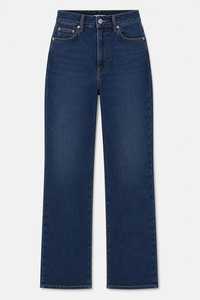 Jeans de Mezclilla de Mujer de Corte Holgado y Talle Alto, Premium, Pierna Ancha, Lavado Vintage, Elásticos, Ecológicos, Transpirables, Casuales, para Oficina - Product Image 3