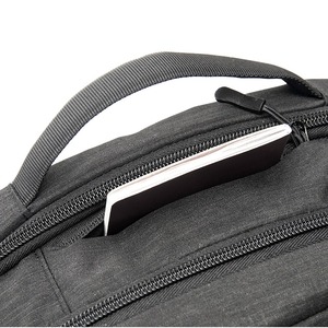 Black large capacity business <b>backpack</b> <b>leather</b> <b>laptop</b> <b>backpack</b> multi-layer <b>backpack</b> work commuting travel bag - Product Image 3