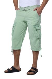 Vente directe usine Short ample en toile tricotée 100% coton épais, taille mi-haute, effet vieilli, avec logo frontal uni - Product Image 4