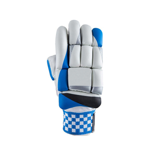 Gants de frappe de cricket en cuir Pittards professionnels personnalisés, légers, haute protection, rembourrage gris glacé, protège-mains de frappe. - Product Image 3