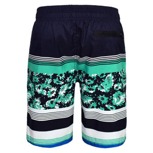 Short de bain à imprimé floral pour hommes, séchage rapide, avec cordon de serrage, décontracté, taille moyenne, longueur courte, adapté pour la marche et les voyages - Product Image 2