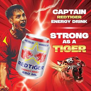 Bebida Energética Enlatada Red Tiger 330ml, Bebida Deportiva con Taurina, Bebidas Energéticas, OEM, Marca Privada, Proveedor de Vietnam, Venta al por Mayor - Product Image 4