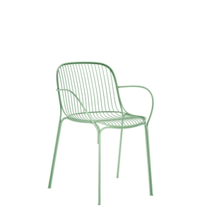 Modern Metal Wire Armchair with <b>Cushion</b> Midcentury Leisure <b>Chair</b> for Living Room Outdoor Villas Apartment Furniture - Product Image 5