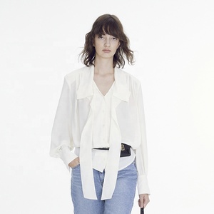 Camisa de Franela para Mujer, Primavera 2026, Estilo Casual, Manga Larga, Cierre de Botones, Tejido de Franela - Product Image 4