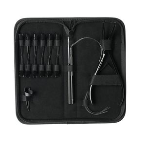 Kit d'outils professionnels pour extensions capillaires avec pince à micro-perles, crochet à cheveux, anneau de séparation pour boucles et pinces de sectionnement - Product Image 1