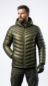 Men Puffer Jacket Lightweight Comfortable Warm Soft Fabric Casual Daily Wear <b>Winter</b> Clothing - Product Image 6