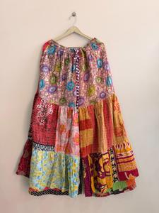 Hippie Wide Leg <b>Harem</b> Palazo <b>Pants</b> Vintage Kantha Pajama - Product Image 6