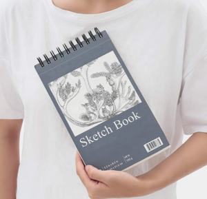 <b>Fashion</b> Design High Quality for School Student Spiral Sketch Book Customized <b>Sketchbook</b> Watercolor - Product Image 1