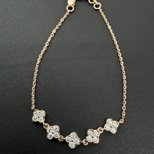 Pulsera de tenis de oro rosa de 10K con diamantes redondos cultivados en laboratorio de 0.66 CT para mujer, joyería fina de oro macizo con certificación IGI, diseño minimalista - Product Image 4