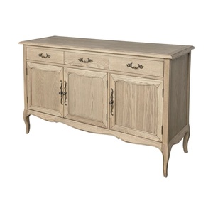 Kayla Contemporary Bedroom <b>Sideboard</b> with <b>Storage</b> Made of Solid Teak Wood Natural Finish for Indoor Use - Product Image 2