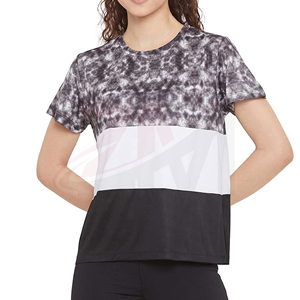 Camiseta Básica de Algodón para Mujer, Cuello Redondo, Corte Regular, Tela Ligera y Suave, Informal, para Uso Diario, Prenda Esencial de Verano - Product Image 2