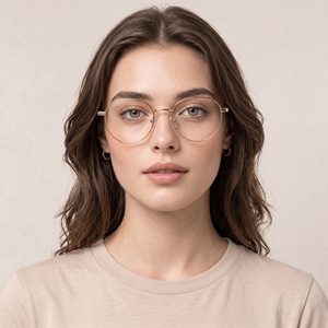 Monture de lunettes en titane anti-lumière bleue UV420, ronde, à monture complète, légère, en titane pur, sur mesure, OEM - Product Image 6