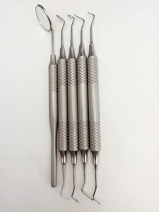 Kit de Restauración Dental con Composite, Juego de Instrumentos Dentales de Doble Punta, 5 Piezas, para Restauración Dental - Product Image 5