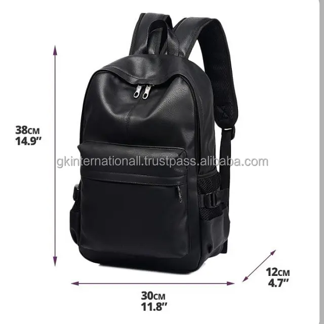 Unisex high Quality Leather bag backpack for school or work purpose light weight and comfortable shoulder bag