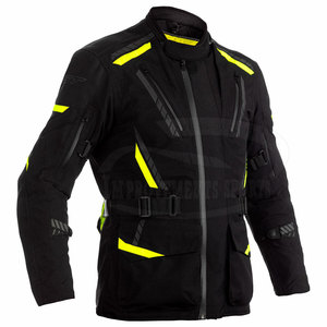 เสื้อแจ็กเก็ตมอเตอร์ไซค์สิ่งทอสีทึบใส่สบาย - Product Image 1