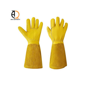 Gants de soudage en cuir durable, résistants à la chaleur, gants de sécurité pour le travail - Product Image 1