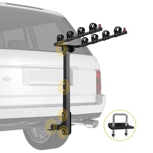 Compact Durable Lightweight Outdoor Hitch <b>Bike</b> <b>Rack</b> for Small <b>Cars</b> - Product Image 5