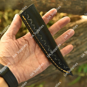 Funda de Cuero para Cuchillo Cosida a Mano, Personalizada OEM, de Alta Calidad, con Presilla para Cinturón, para Caza, Camping, Táctica, EDC, Directo de Fábrica - Product Image 2