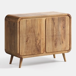 High Quality Solid Wood <b>Sideboard</b> Cabinet Storage Unit with Doors for Living Room Dining Room Hotel Apartment Furniture Export - Product Image 1