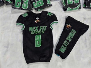 Conjunto de Uniforme de Fútbol Americano Personalizado, Jersey y Pantalones Sublimados, Logotipo y Número Personalizados, Ropa Deportiva Transpirable - Product Image 6