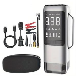 Fuente de Alimentación Portátil 2000A Multifuncional para Arranque de Emergencia de Automóviles, Pantalla Digital de 15V, Banco de Carga, Aspiradora, Linterna, SOS - Product Image 1