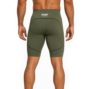 Nouveau design, shorts de compression en coton, vente directe d'usine, shorts de compression unis pour hommes, meilleurs shorts de compression, shorts de compression personnalisés - Product Image 4