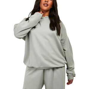 Sudadera con Capucha Extra Grande para Mujer VIBE CRAFT, Otoño, Forrada, Fabricada en Fábrica Profesional, Alta Calidad, 100% Algodón Grueso, Venta al Por Mayor - Product Image 1