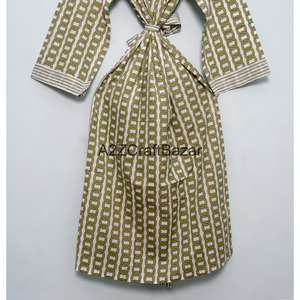 ชุดคลุมกิโมโนผ้าฝ้ายแท้ 100% ลายดอกไม้ สำหรับผู้หญิง ฟรีไซส์ มีแถบผ้าด้านหน้า ดีไซน์หรูหรา โรแมนติก ชุดนอนแสนสบาย - Product Image 6